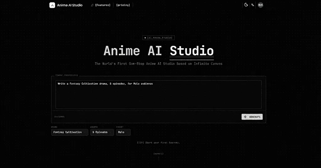 Anime AI Studio screenshot