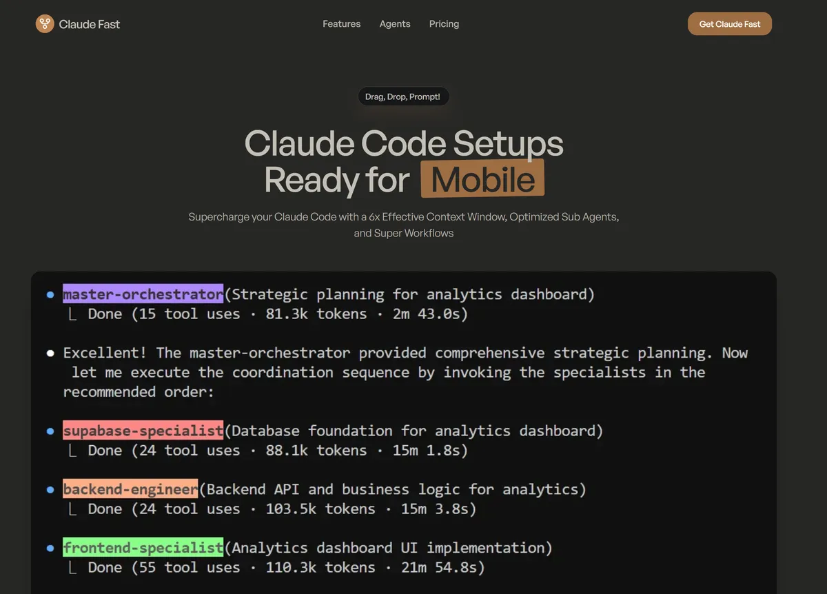 Claude Fast screenshot
