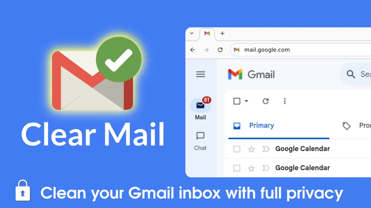 Clear Mail for Gmail screenshot