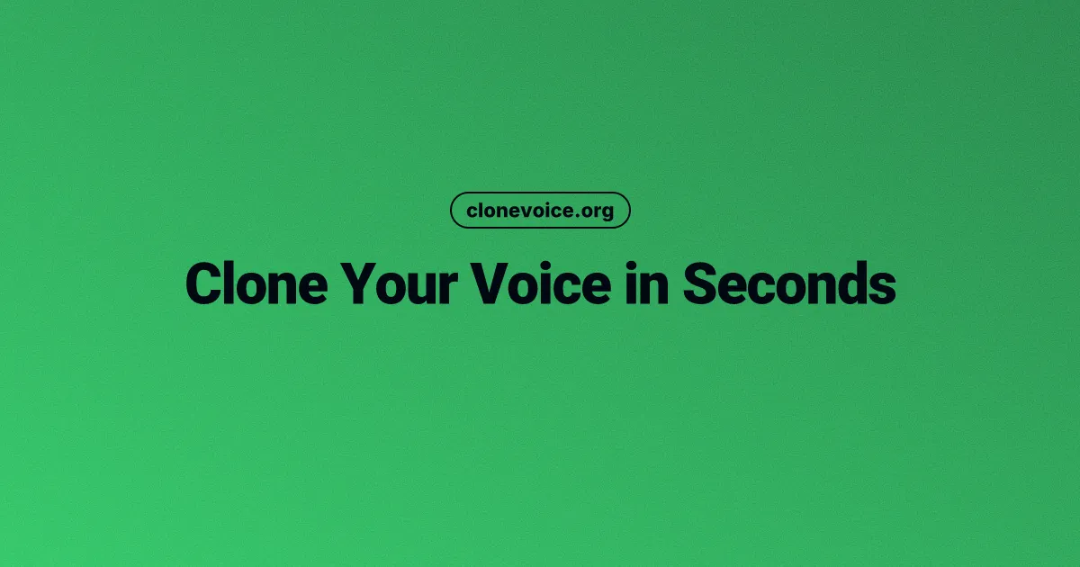 Clone Voice screenshot