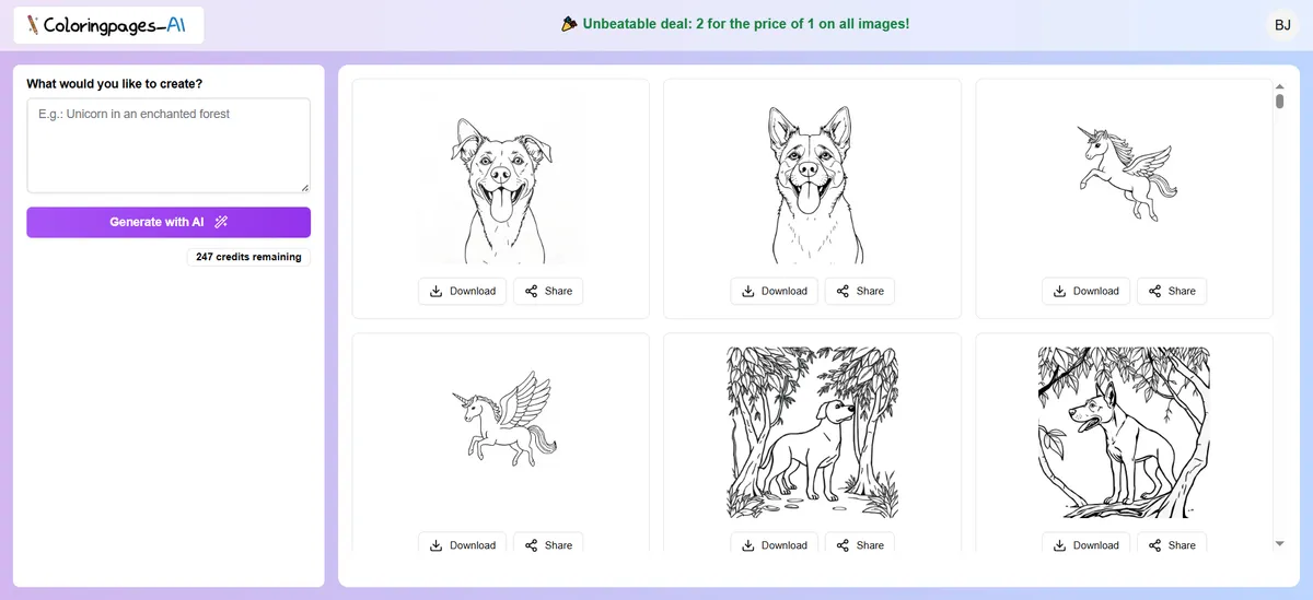 ColoringPages-AI screenshot
