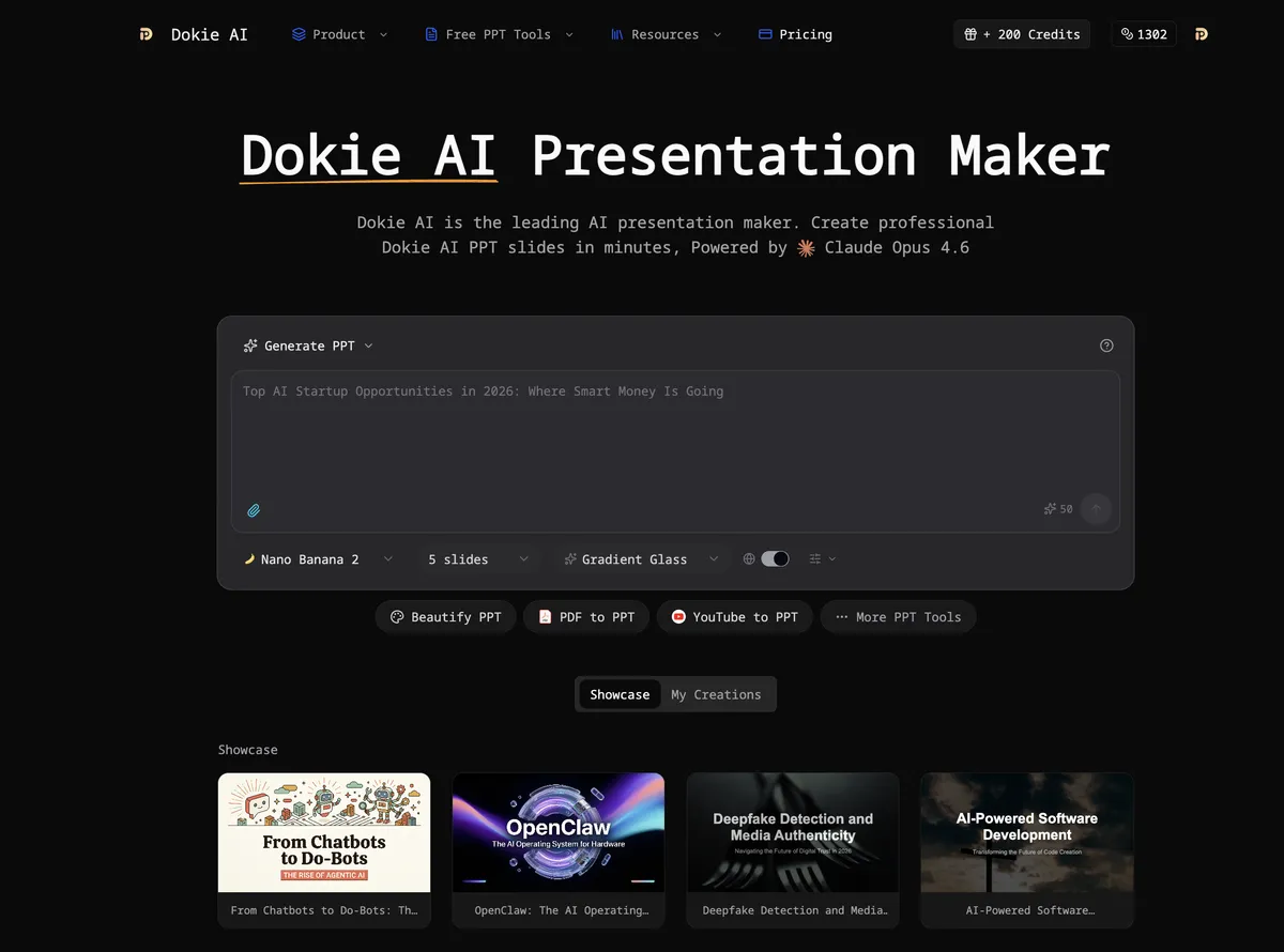 Dokie AI screenshot