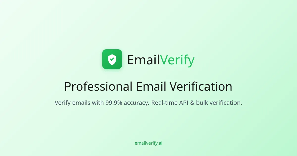 EmailVerify.ai screenshot