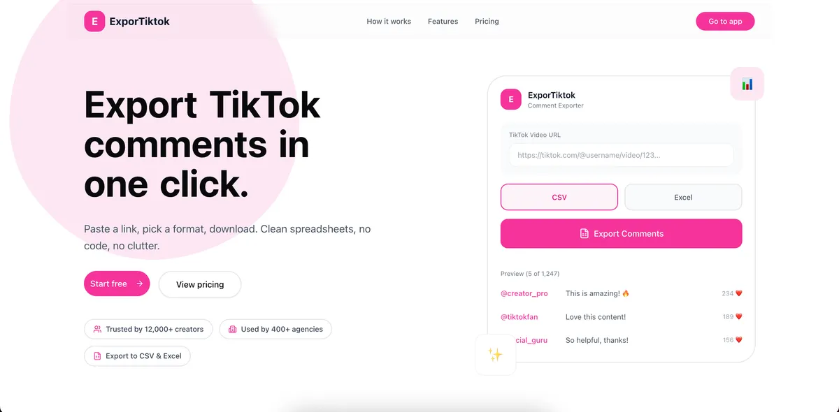ExporTiktok screenshot