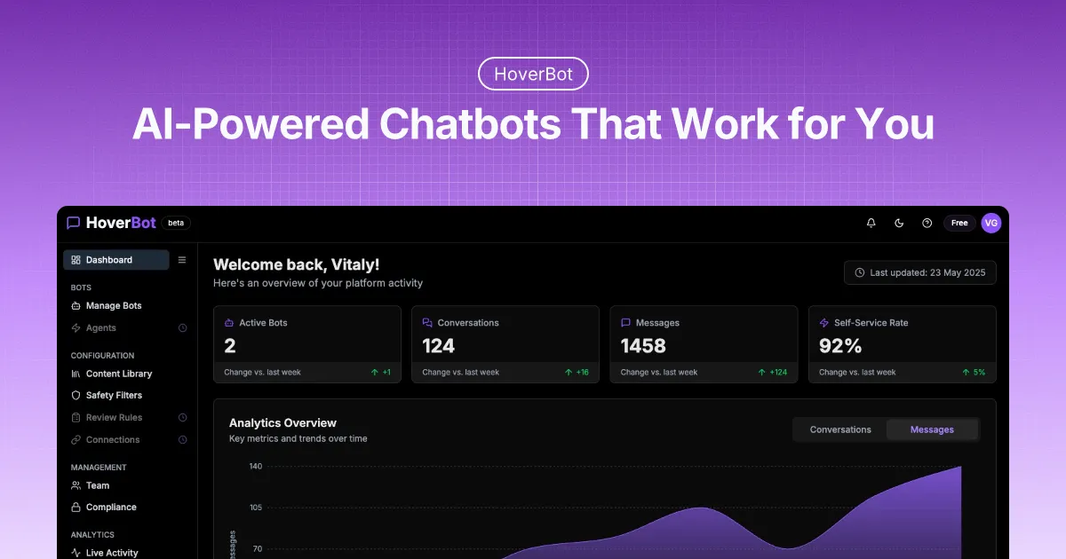 HoverBot screenshot