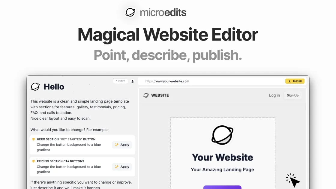Microedits screenshot