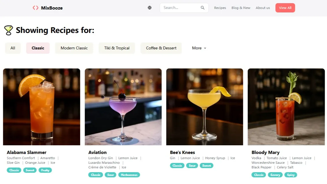 MixBooze screenshot