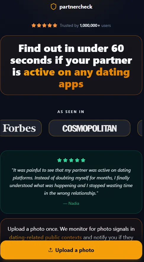 Partnercheck App screenshot