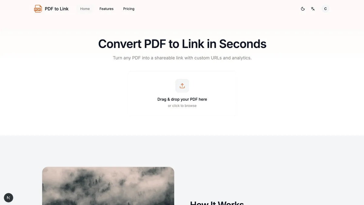 PDF to Link screenshot