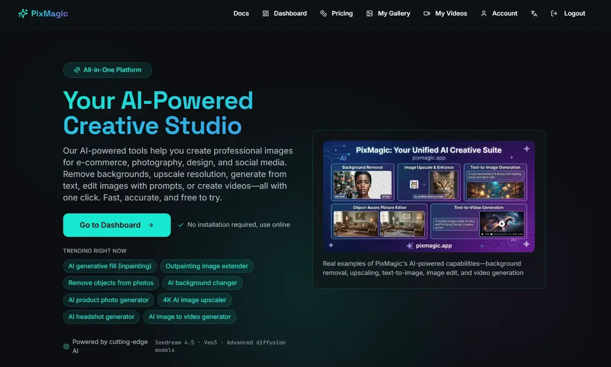 PixMagic screenshot