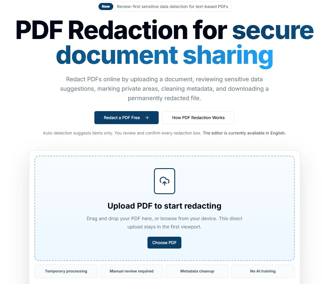 redactionpdf screenshot