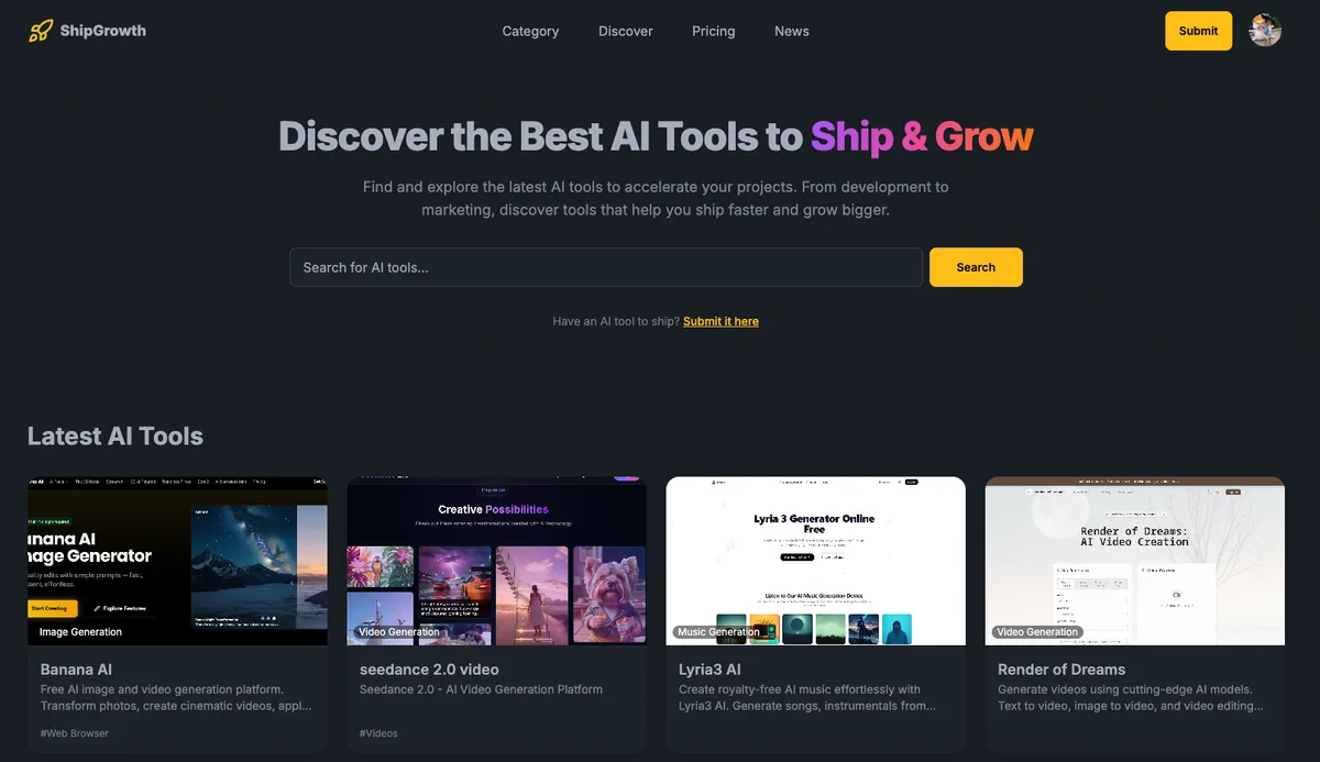 ShipGrowth screenshot