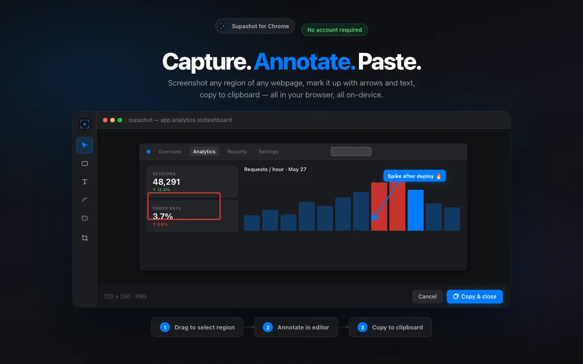 Supashot screenshot