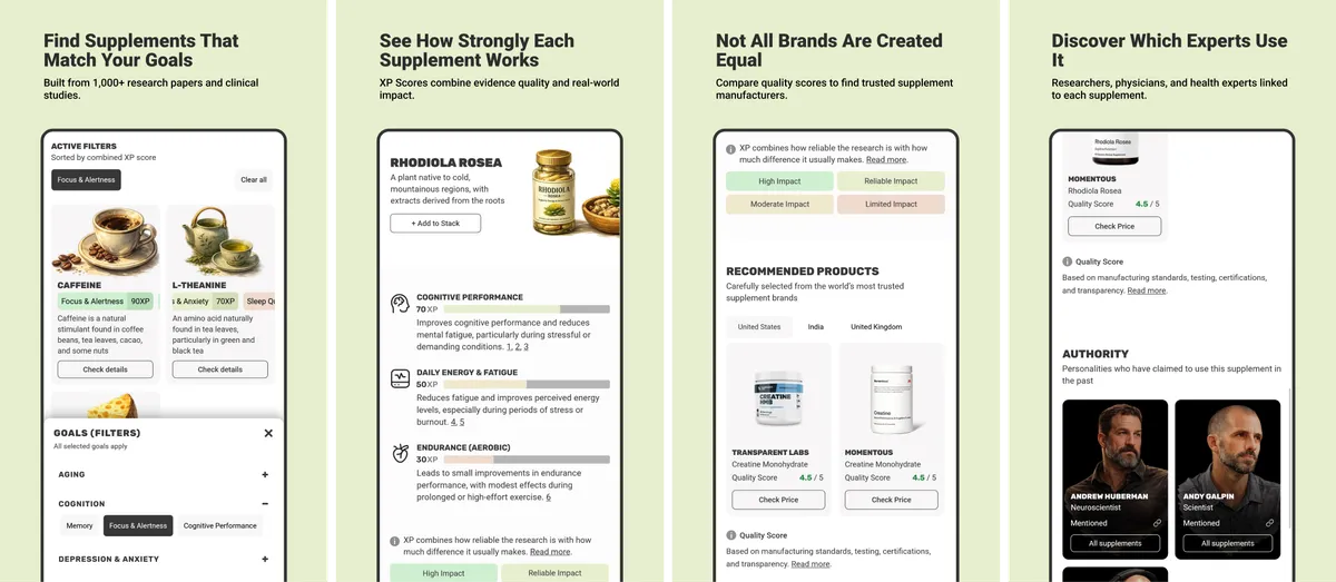 Supplement Finder screenshot