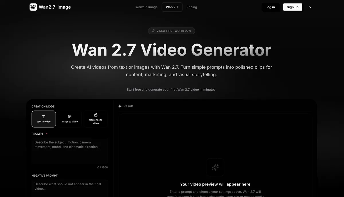 Wan2.7 screenshot